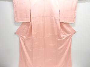 未使用品　観世水模様織出し一ツ紋色無地着物